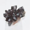HEMATITE psd. carbonate on SMOKY QUARTZ